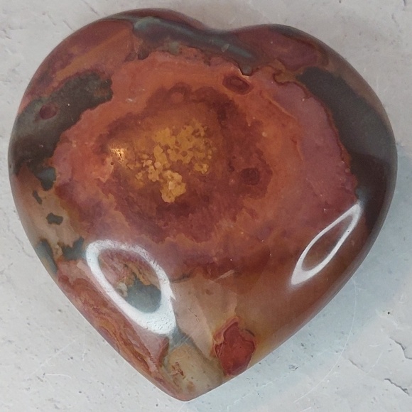 Polychrome Jasper Heart | Joy • Grounding • Creative Flow - Picture 5 of 5
